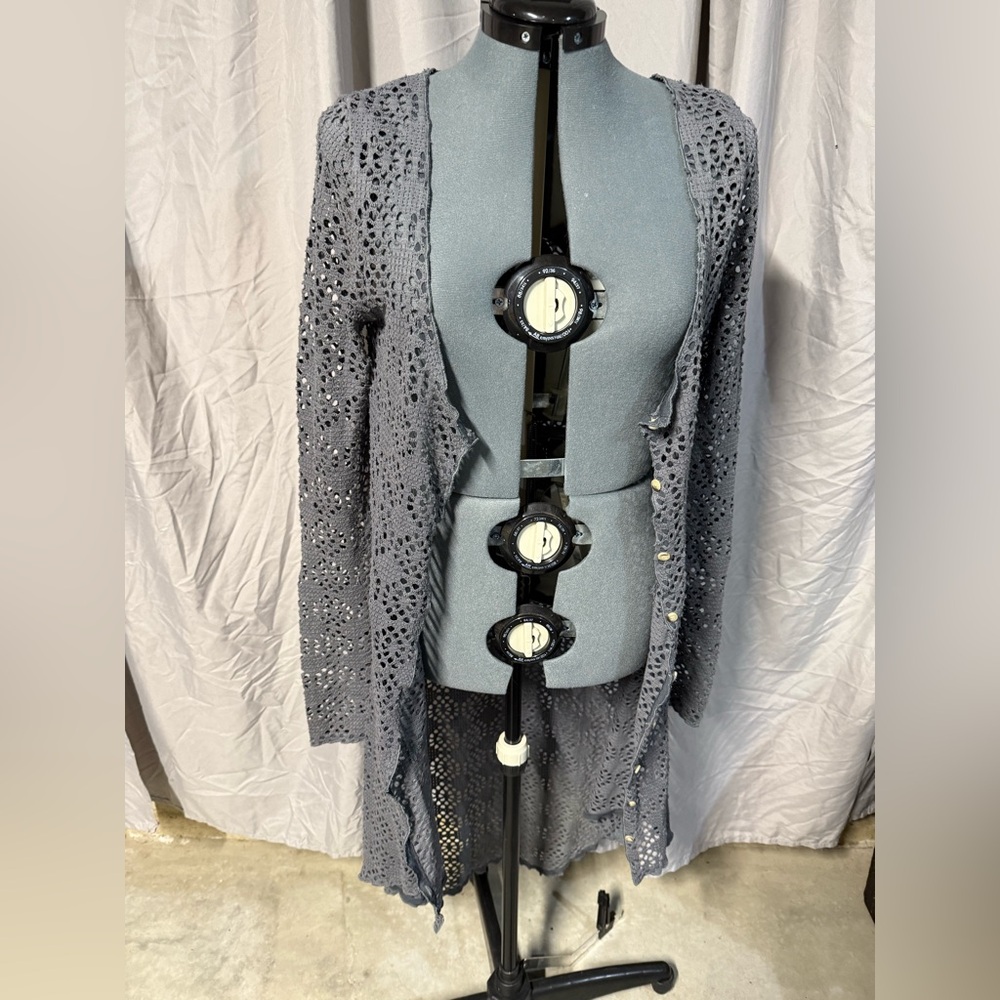 *Free People Beach Crochet Duster